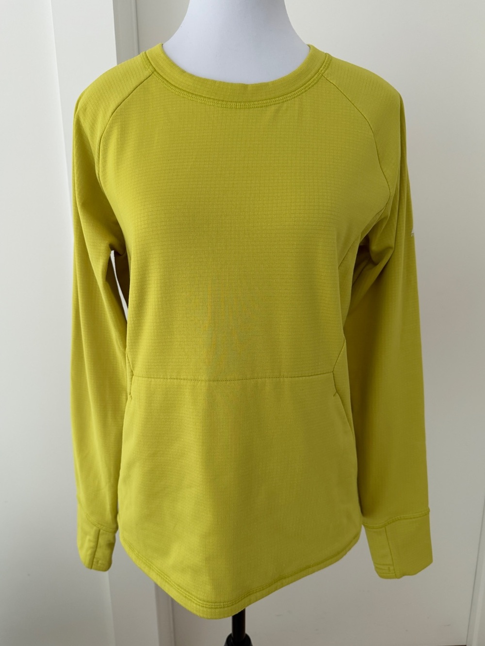 EDDIE BAUER First Ascent High Route Grid Fleece Pullover Mid-Layer Outdoors Hike